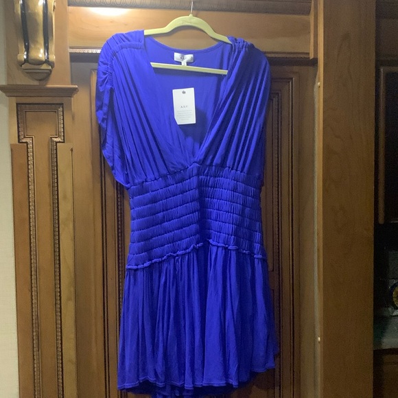 NWT A.L.C. Frank Luna Voile Mini Dress Size Large - Picture 4 of 10